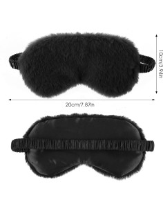 2 Máscaras de Ojos de Felpa Ajustables Dimeho - Suaves y Cómodas 2