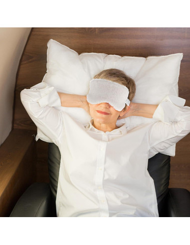 2 Máscaras de Ojos de Felpa Ajustables Dimeho - Suaves y Cómodas