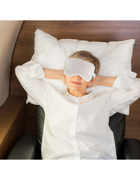 2 Máscaras de Ojos de Felpa Ajustables Dimeho - Suaves y Cómodas