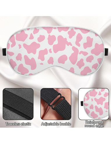 2 PCS Máscaras de Ojos de Seda BHAHB Suaves para Dormir