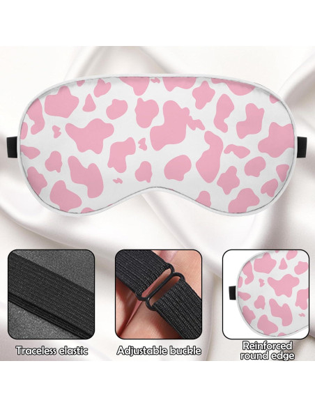 2 PCS Máscaras de Ojos de Seda BHAHB Suaves para Dormir