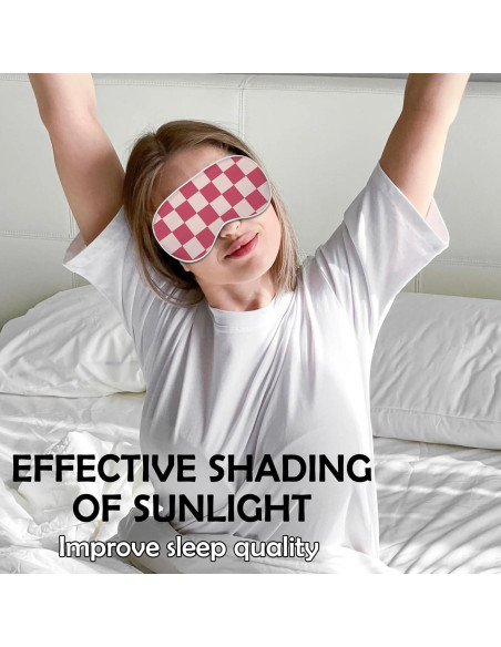 2 PCS Máscaras de Ojos de Seda BHAHB Suaves para Dormir