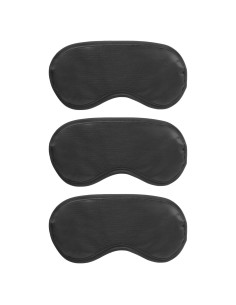 3 Máscaras de Ojos Suaves y Cómodas Juxiamal - Negro
