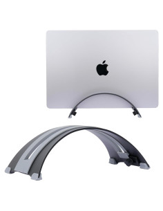Soporte Vertical para Laptop Psitek ARC - Aluminio 6061, Ajustable