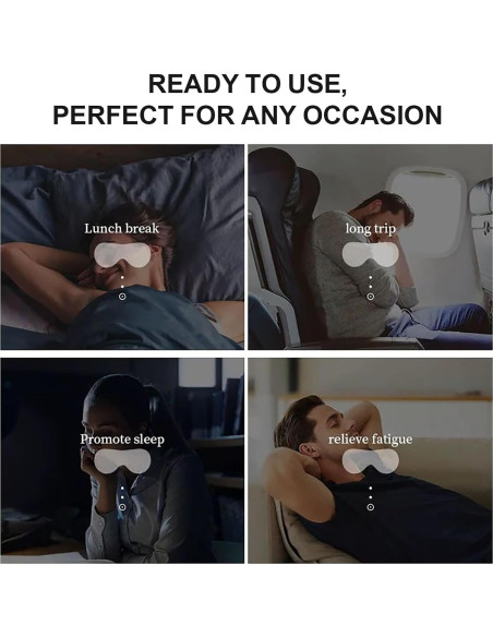 Máscara de Sueño de Seda de Morera DAISYSILK - Ajustable, Negro Máscara de Sueño de Seda de Morera DAISYSILK - Ajustable, Negro