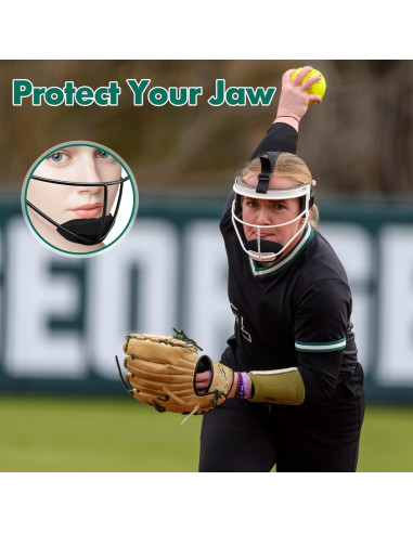 3 Almohadillas de Barbilla OctinPris para Casco de Softball