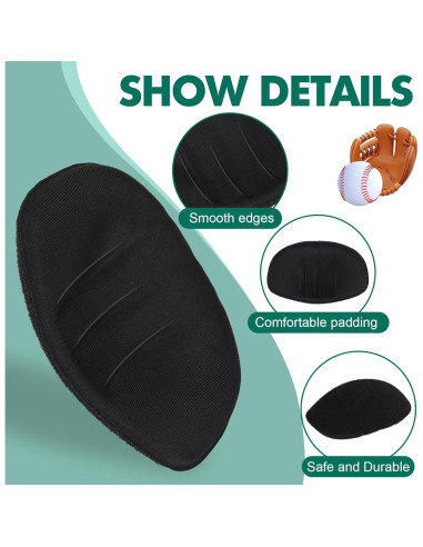 3 Almohadillas de Barbilla OctinPris para Casco de Softball
