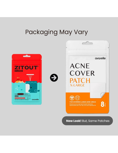 Parches para Acné Avarelle XL - Hidrocoloide con Aceite de Árbol de Té