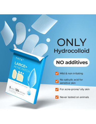 Parche para Granos XL TKTK - 124 Unidades Hidrocoloide