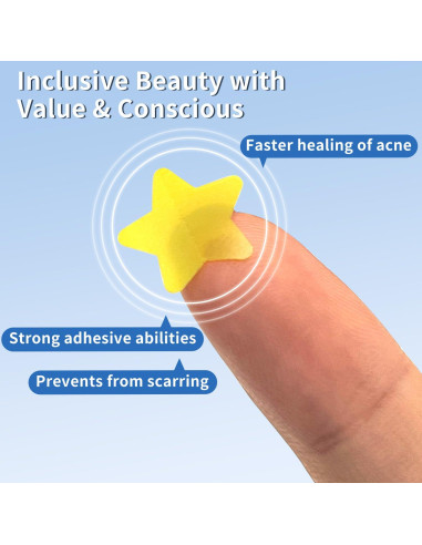 Parche Hidrocoloide para Granos Cabiuty - 200 Unidades, 3 Tamaños