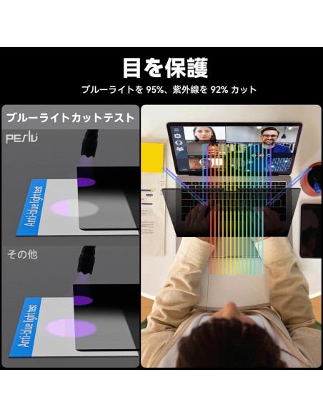 Filtro de Privacidad Magnético Peslv para MacBook Air 15"