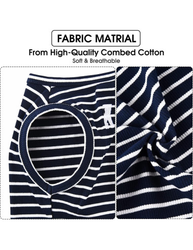 Camisa para Perro Koneseve Chaleco Ligero Rojo y Azul M