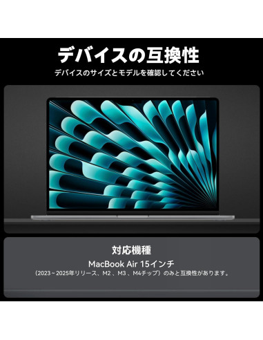 Filtro de Privacidad Magnético Peslv para MacBook Air 15"