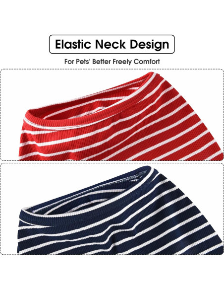 Camisa para Perro Koneseve Chaleco Ligero Rojo y Azul M