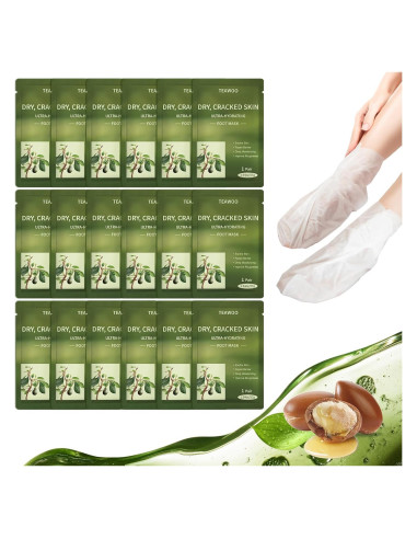 Mascarillas Hidratantes para Pies TEAWOO - 18 Pares con Karité