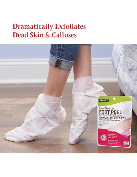 Botines Exfoliantes para Pies PROFOOT - 1 Par, Cuidado Intensivo Botines Exfoliantes para Pies PROFOOT - 1 Par, Cuidado Intensivo