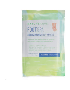 Máscara Exfoliante para Pies Nature Love | Árbol de Té Eucalipto | 3 Pares 2