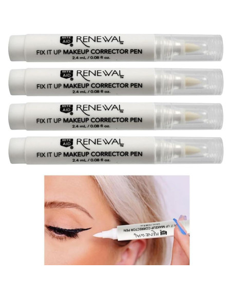 Bolígrafo Corrector de Maquillaje 4 Pcs Genérico 2.4mL