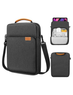 MoKo Funda para Tabletas 9-11" Negra y Gris con Asa
