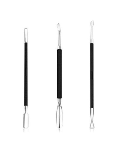 Empujador de Cutículas 6 en 1 Acero Inoxidable opove CP-3 Negro
