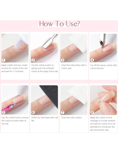 Kit de Cuidado de Uñas Saviland - Removedor y Aceite de Cutículas Kit de Cuidado de Uñas Saviland - Removedor y Aceite de Cutículas