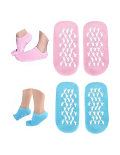 Calcetines Hidratantes de Gel Pnrskter para Mujeres - 2 Pares