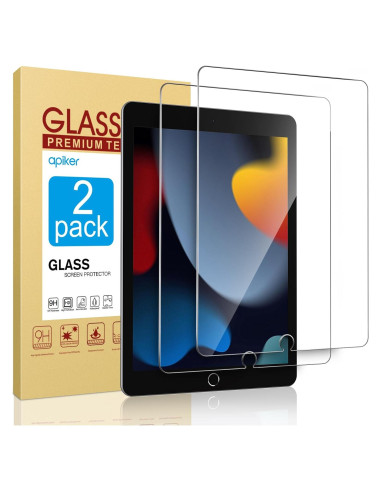 Protector de Pantalla Apiker para iPad 10.2" 2 Pack
