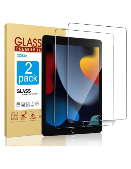 Protector de Pantalla Apiker para iPad 10.2" 2 Pack