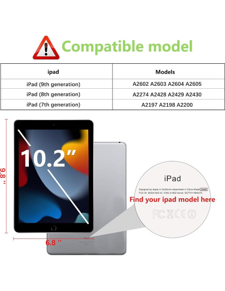 Protector de Pantalla Apiker para iPad 10.2" 2 Pack