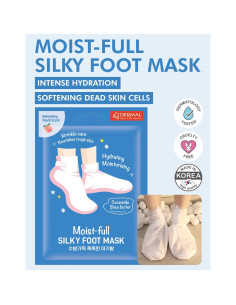 Mascarilla Hidratante para Pies DERMAL Silky 3 Pares - Ceramida y Karité 2