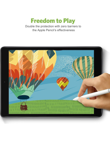 Protector de Pantalla Apiker para iPad 10.2" 2 Pack