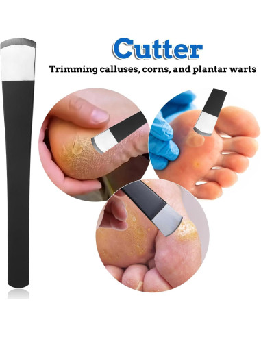 Juego de 4 Herramientas de Pedicura FdcLixuvol Acero Inoxidable