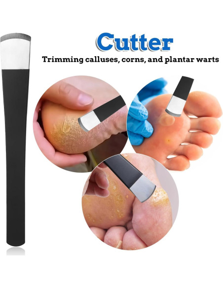 Juego de 4 Herramientas de Pedicura FdcLixuvol Acero Inoxidable