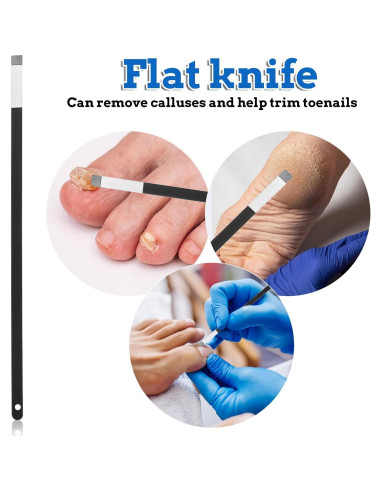 Juego de 4 Herramientas de Pedicura FdcLixuvol Acero Inoxidable