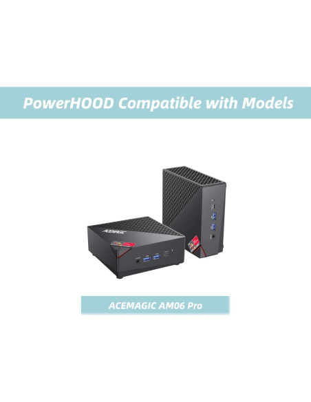 Adaptador CA USB Tipo-C 65W PowerHOOD para ACEMAGIC AM06