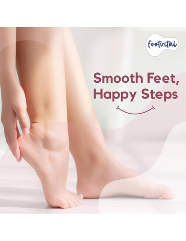 Lima de pies Footvital FV-Foot-File - Acero inoxidable ergonómico