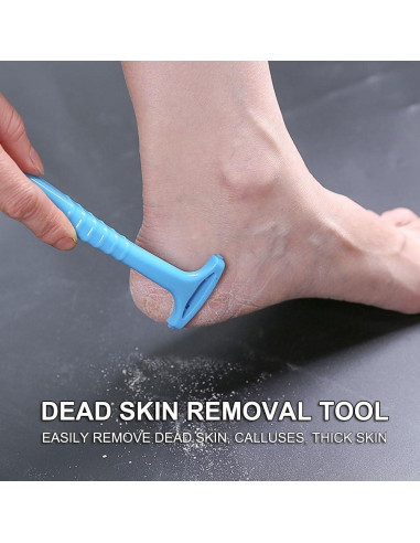 Raspador de Pedicura AKOAK 2 Piezas Azul - Elimina Callos