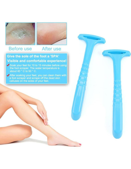 Raspador de Pedicura AKOAK 2 Piezas Azul - Elimina Callos