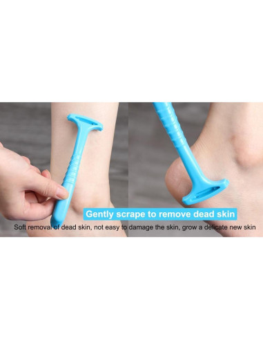 Raspador de Pedicura AKOAK 2 Piezas Azul - Elimina Callos