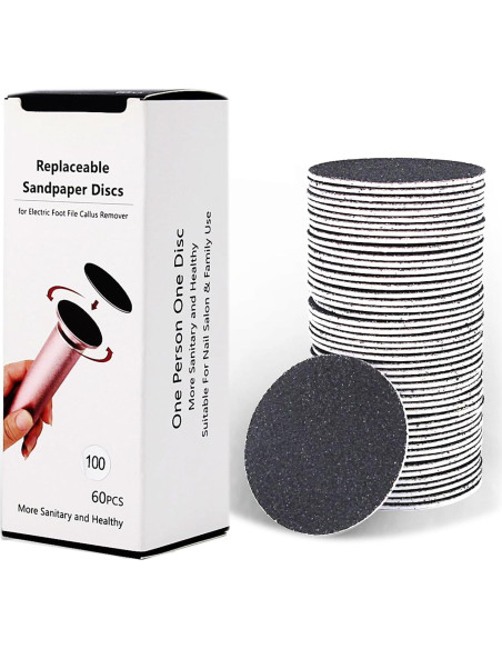 60 Discos de Lija Reemplazables I-B-N G para Lima Eléctrica 100 Grano 60 Discos de Lija Reemplazables I-B-N G para Lima Eléctrica 100 Grano