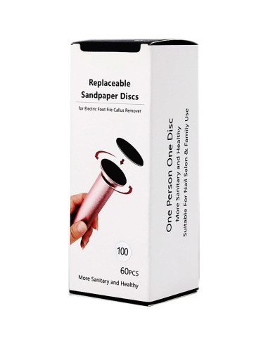 60 Discos de Lija Reemplazables I-B-N G para Lima Eléctrica 100 Grano