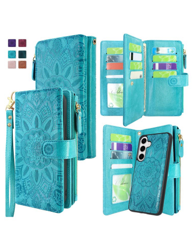 Funda de Cartera Desmontable Harryshell para Samsung Galaxy S25 6.2"