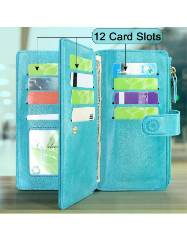 Funda de Cartera Desmontable Harryshell para Samsung Galaxy S25 6.2"