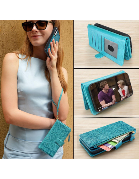 Funda de Cartera Desmontable Harryshell para Samsung Galaxy S25 6.2"