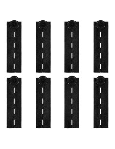 Extensores de Cintura Ajustables Giantree - 8 Piezas Negras