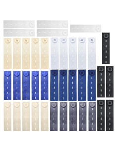 40 Piezas Extensores de Cintura Elásticos LJZP Ajustables