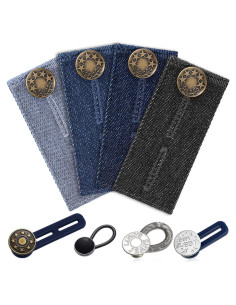 Juego de Extensores de Cintura ZYNERY 8 Piezas para Pantalones