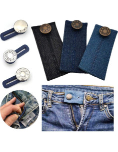 Extensores de Cintura Taoqiao 6 Piezas Ajustables para Pantalones 2