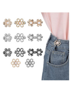 Juego de Ajustadores de Cintura para Pantalones Bremorou - 11 Hebillas Reutilizables