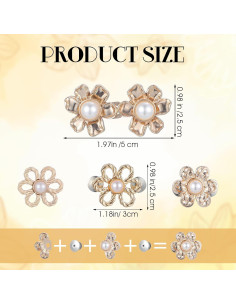 Juego de Ajustadores de Cintura para Pantalones Bremorou - 11 Hebillas Reutilizables 2